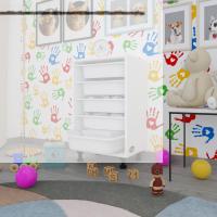 Kenzlife sepetli mutfak dolabı ruberu byz 074x45x30 banyo oyuncak çamaşır beyaz 5 li sepet