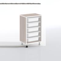 Kenzlife sepetli mutfak dolabı ruberu cvz 074x45x30 banyo oyuncak çamaşır beyaz 5 li sepet