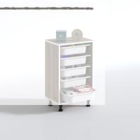 Kenzlife sepetli mutfak dolabı ruberu crd 074x45x30 banyo oyuncak çamaşır beyaz 5 li sepet