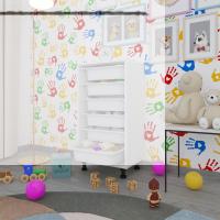 Kenzlife sepetli mutfak dolabı ruberu byz 086x45x30 banyo oyuncak çamaşır beyaz 6 lı sepet