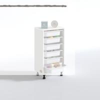 Kenzlife sepetli mutfak dolabı ruberu byz 086x45x30 banyo oyuncak çamaşır beyaz 6 lı sepet