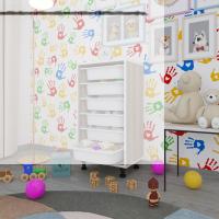 Kenzlife sepetli mutfak dolabı ruberu crd 086x45x30 banyo oyuncak çamaşır beyaz 6 lı sepet