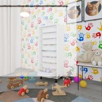 Kenzlife sepetli mutfak dolabı ruberu byz 110x45x30 banyo oyuncak çamaşır beyaz 8 li sepet