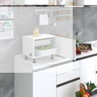 Kenzlife sepetli mutfak dolabı ruberukapak byz 038x45x30 kapaklı banyo çamaşır beyaz 2 li sepet