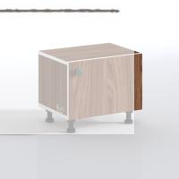 Kenzlife sepetli mutfak dolabı ruberukapak cvz 038x45x30 kapaklı banyo çamaşır beyaz 2 li sepet