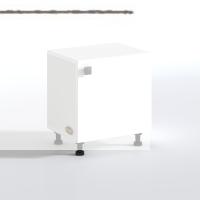 Kenzlife sepetli mutfak dolabı ruberukapak byz 050x45x30 kapaklı banyo çamaşır beyaz 3 lü sepet