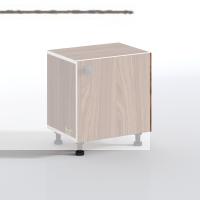 Kenzlife sepetli mutfak dolabı ruberukapak cvz 050x45x30 kapaklı banyo çamaşır beyaz 3 lü sepet