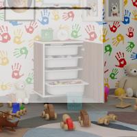 Kenzlife sepetli mutfak dolabı ruberukapak cvz 062x45x30 kapaklı banyo çamaşır beyaz 4 lü sepet