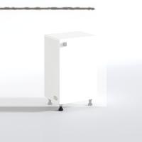 Kenzlife sepetli mutfak dolabı ruberukapak byz 074x45x30 kapaklı banyo çamaşır beyaz 5 li sepet