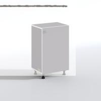 Kenzlife sepetli mutfak dolabı ruberukapak gri 074x45x30 kapaklı banyo çamaşır beyaz 5 li sepet