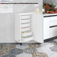 Kenzlife sepetli mutfak dolabı ruberukapak byz 086x45x30 kapaklı banyo çamaşır beyaz 6 lı sepet