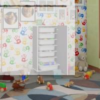 Kenzlife sepetli mutfak dolabı ruberukapak gri 098x45x30 kapaklı banyo çamaşır beyaz 7 li sepet