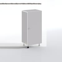 Kenzlife sepetli mutfak dolabı ruberukapak gri 098x45x30 kapaklı banyo çamaşır beyaz 7 li sepet