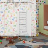Kenzlife sepetli mutfak dolabı ruberukapak byz 122x45x30 kapaklı banyo çamaşır beyaz 9 lu sepet