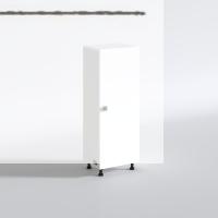 Kenzlife sepetli mutfak dolabı ruberukapak byz 122x45x30 kapaklı banyo çamaşır beyaz 9 lu sepet