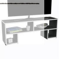 Kenzlife televizyon sehpası abudabi gri 040*150*30 tv ünitesi
