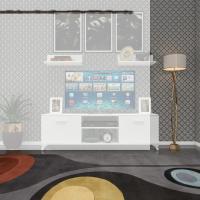 Kenzlife televizyon sehpası berlin 120 byz tv ünitesi raflı