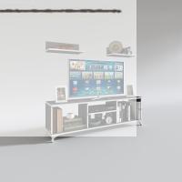Kenzlife televizyon sehpası monako150 gri tv ünitesi raflı