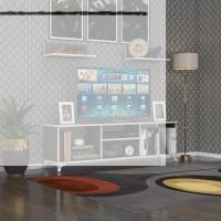 Kenzlife televizyon sehpası monako150 gri tv ünitesi raflı