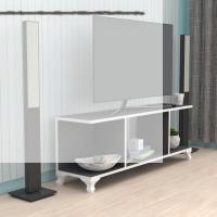 Kenzlife televizyon sehpası seul gri 038*080*30 tv ünitesi