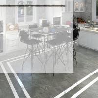 Knsz masa sandalye takımı hem105zengin grisyh 130*070 6 sandalye syhsyh sırt minderli