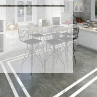 Knsz masa sandalye takımı hem105zengin crdsyh 130*090 6 sandalye syhsyh