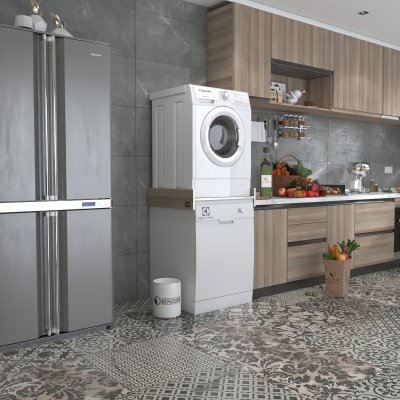 Kenzlife çamaşır&bulaşık makinesi dolabı lenya crd 015*80*70 banyo aparatı arkalıksız büyük boy xlarge