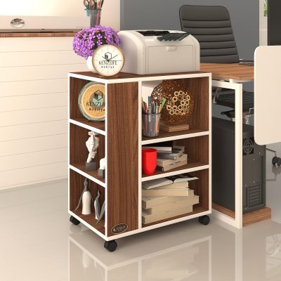 Kenzlife ofis yazıcı masası berubetto076 cvz 076*060*40 tekerlekli sekreter
