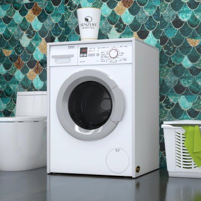 Kenzlife çamaşır&kurutma makinesi dolabı büyük boy afanasi byz 100*80*70 banyo kapaksız arkalıksız