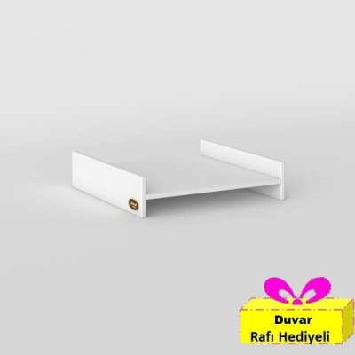 Kenzlife çamaşır&kurutma makinesi dolabı agafya byz 015*70*60 banyo aparatı arkalıksız + tekli duvar rafı hediyeli