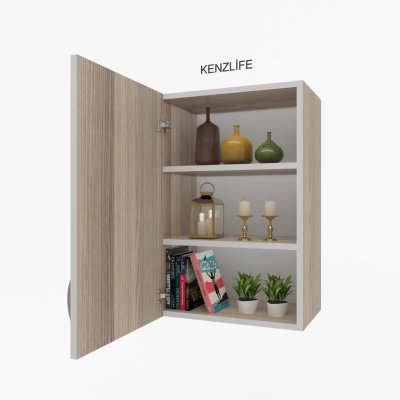 Kenzlife mutfak dolabı irem  090.060.32 crd  2 raflı kapaklı  ofis banyo kiler evrak kitaplık