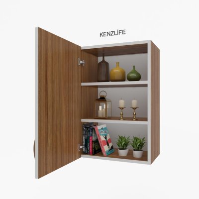 Kenzlife mutfak dolabı irem  090.060.32 cvz  2 raflı kapaklı  ofis banyo kiler evrak kitaplık