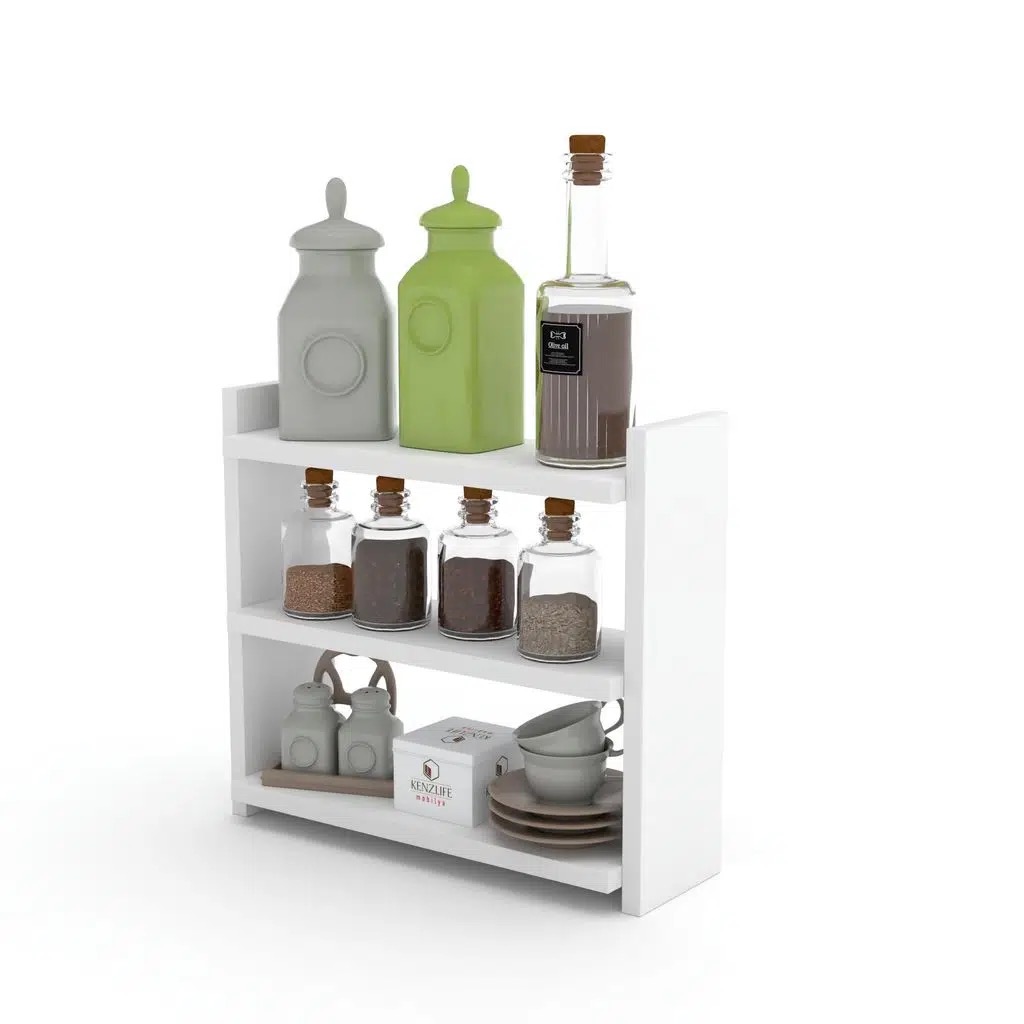 Kenzlife tezgah üstü mutfak rafı muhittin byz 39*39*13