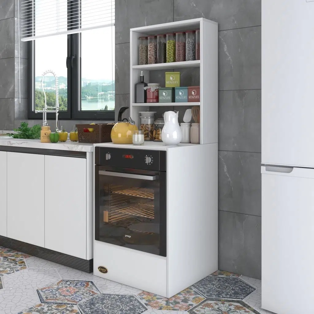 Kenzlife ankastre fırın dolabı esmacan byz 165*60*56 mutfak eko düz