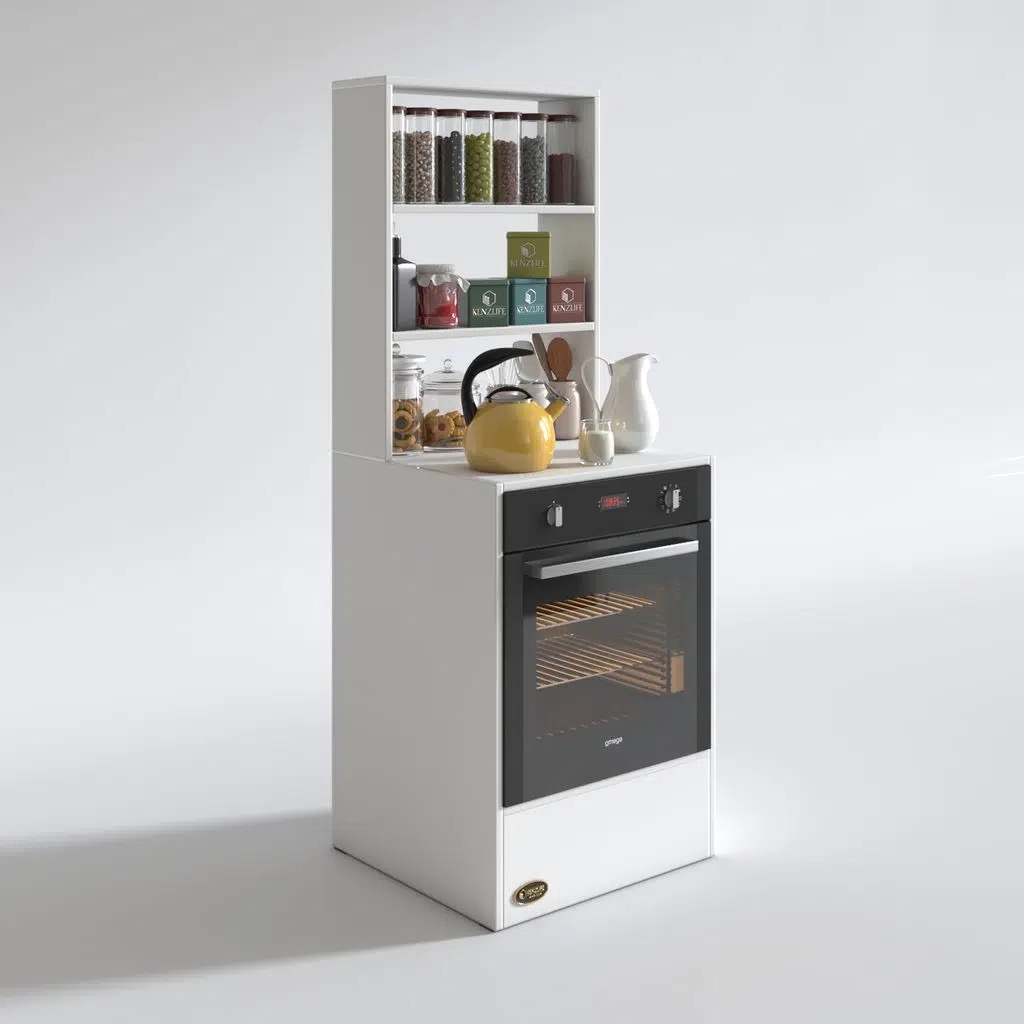 Kenzlife ankastre fırın dolabı esmacan byz 165*60*56 mutfak eko düz