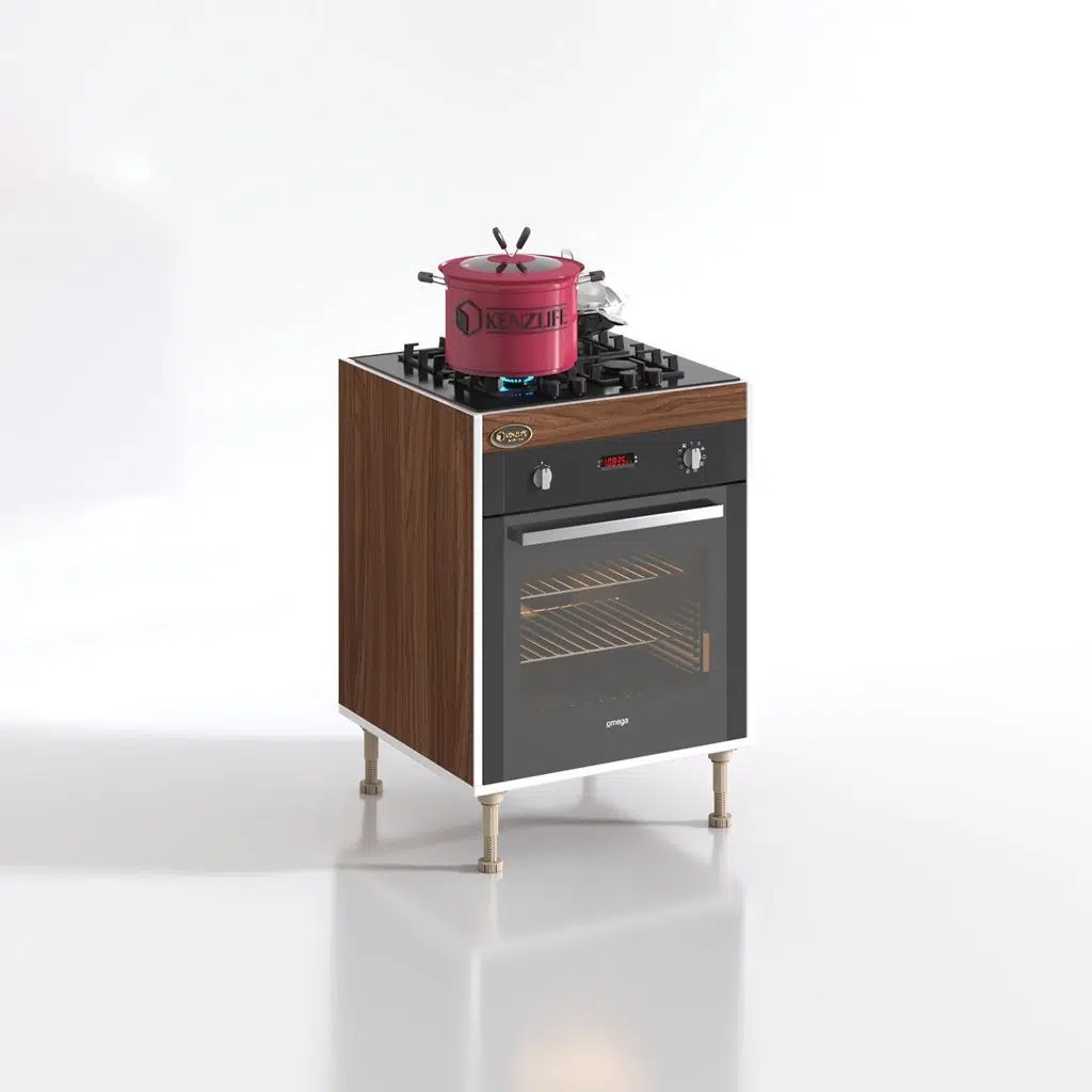 Kenzlife ankastre modülü kabini lev yaşin cvz 89-81*60*56 fırın ocak dolabı ayarlı ayaklı