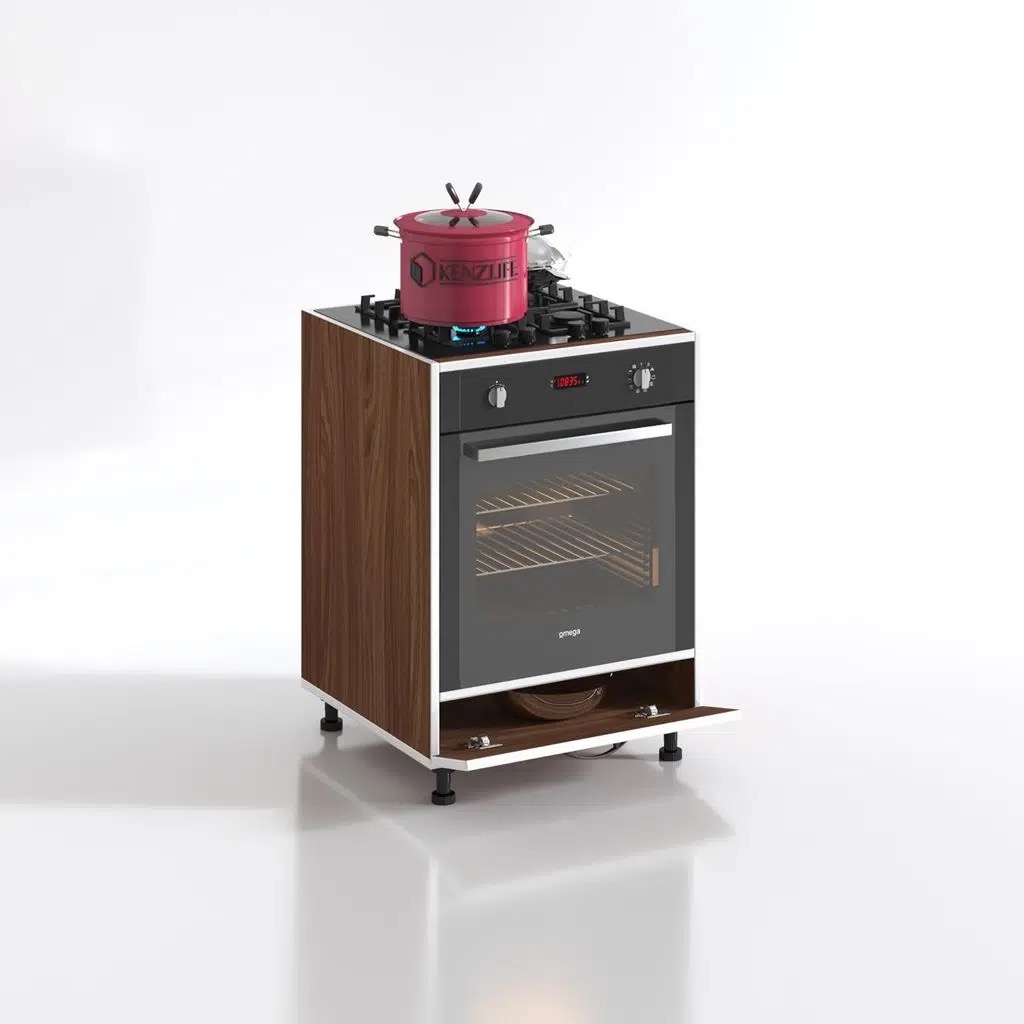 Kenzlife ankastre modülü kabini malik ejder cvz fırın ocak dolabı kapaklı ayarlı ayaklı