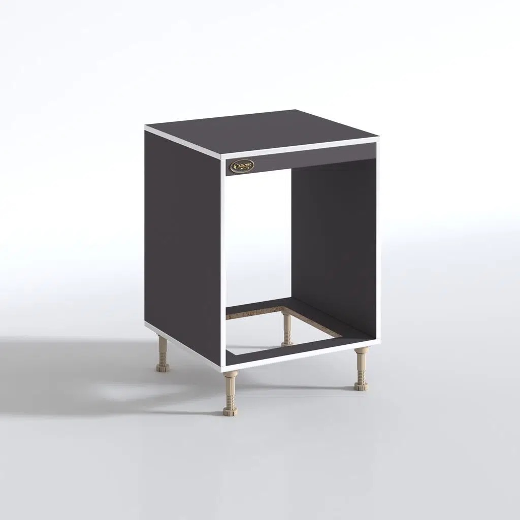 Kenzlife ankastre modülü kabini pança tantra gri 89-81*60*56 fırın ocak dolabı ayarlı ayaklı üstü kapalı