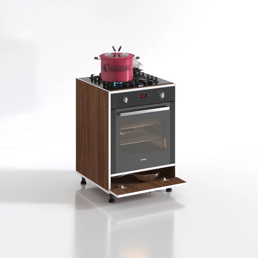 Kenzlife ankastre modülü kabini radon cvz fırın ocak dolabı kapaklı ayaklı