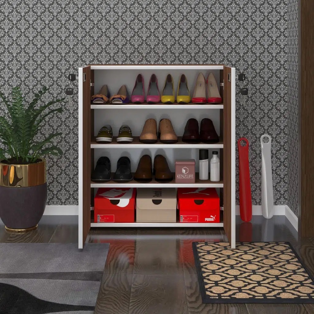 Kenzlife ayakkabılık ayakkabı dolabı kilitli be real cvz 080*70*32 kapaklı arkalıklı ofis dolabı