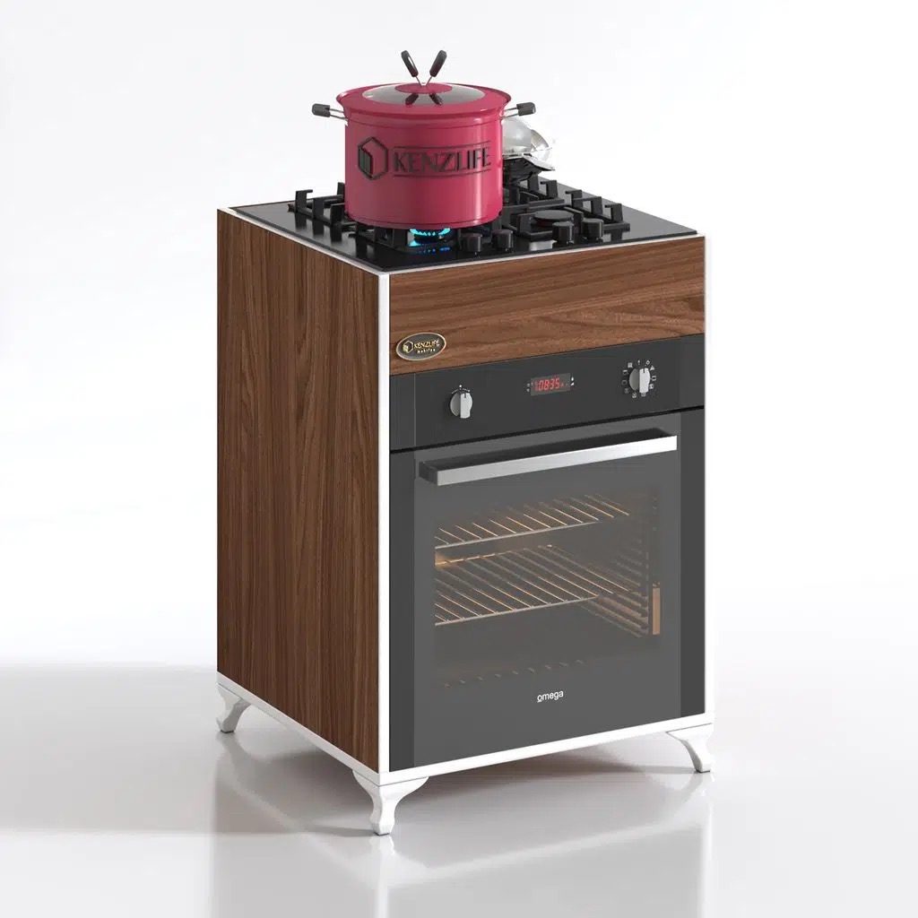 Kenzlife ankastre modülü kabini hafniyum cvz fırın ocak dolabı ayaklı üstten