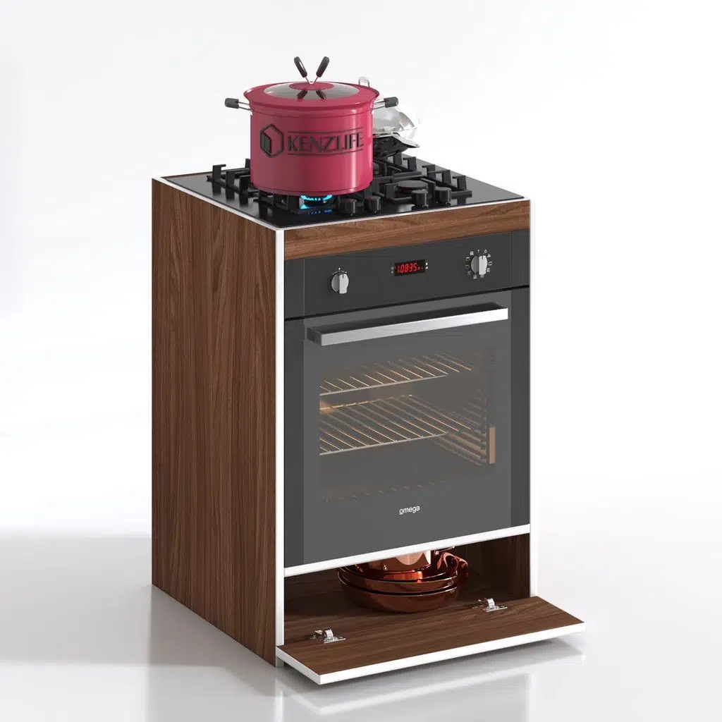 Kenzlife ankastre modülü kabini berilyum cvz fırın ocak dolabı kapaklı