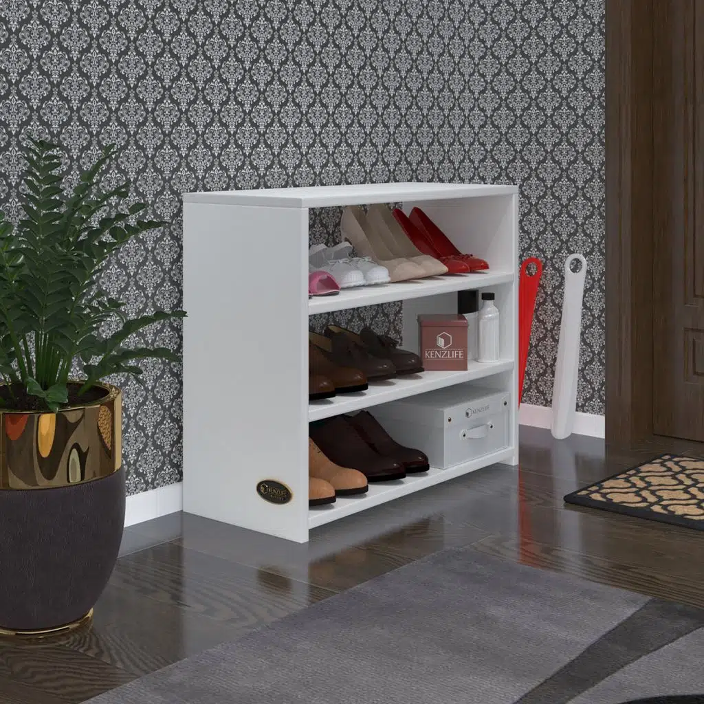 Kenzlife ayakkabılık goya byz 060*70*30 arkalıksız ayakkabı ofis dolabı