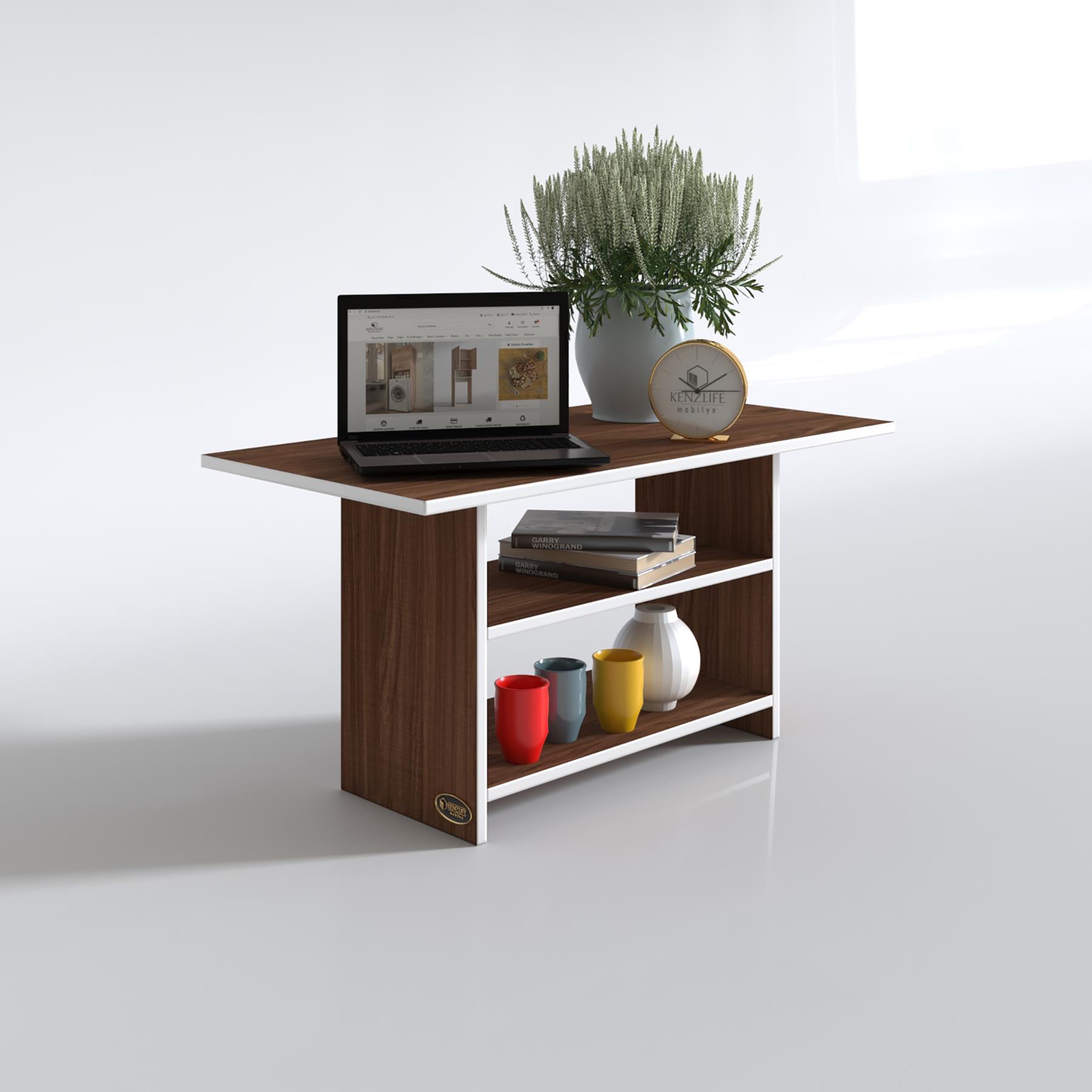 Kenzlife orta salon sehpası boston cvz 075*070*50 yemek masası