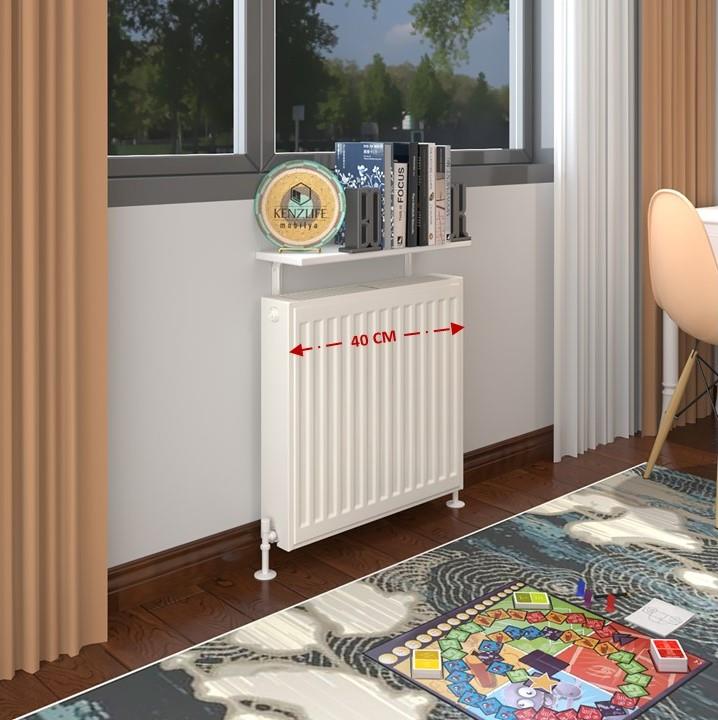 Kenzlife petek üstü raf dresuar feng şui byz 040*15 tekli kitaplık duvar rafı 040 cm uzunluk