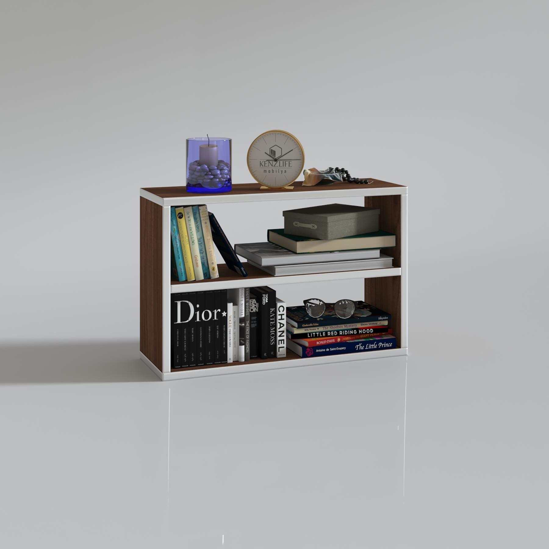 Kenzlife kitaplık nihan 040*060*20 cvz duvar rafı
