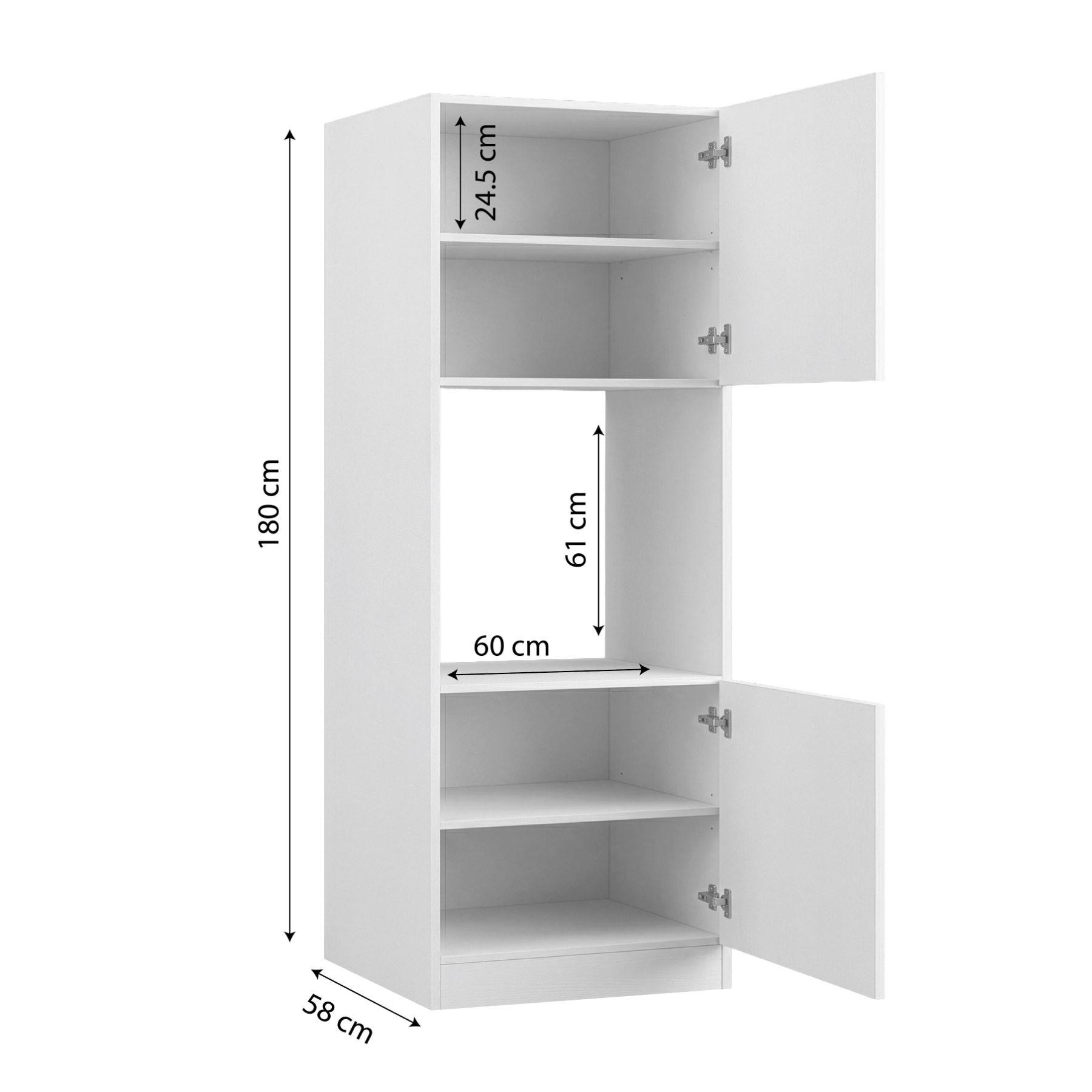Kenzlife ankastre fırın dolabı bigemdf byz 180*60*56 % 100 mdf mutfak