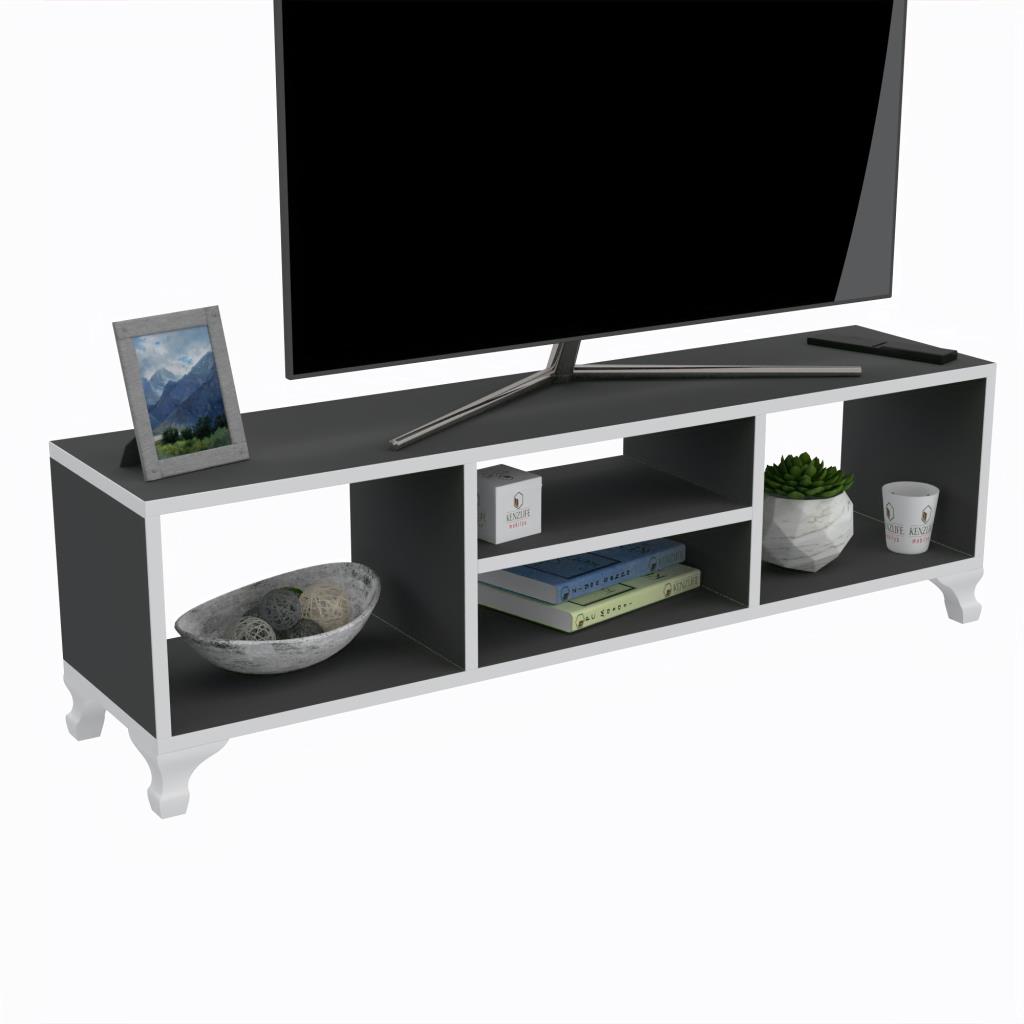 Kenzlife televizyon sehpası tokyo gri 038*150*30 tv ünitesi