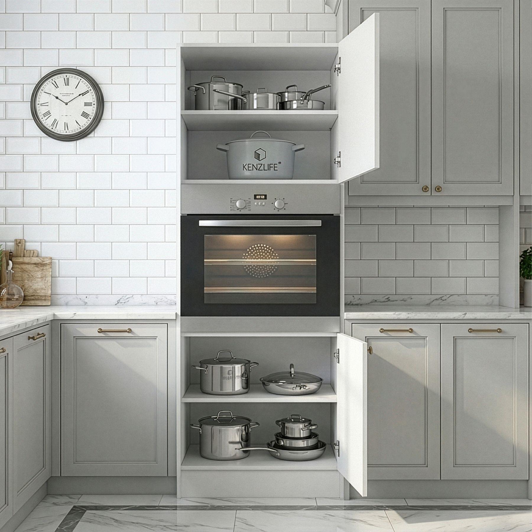 Kenzlife membran ankastre fırın dolabı bige byzbyz panjur 180*60*56 mebran kapak MDF gövde