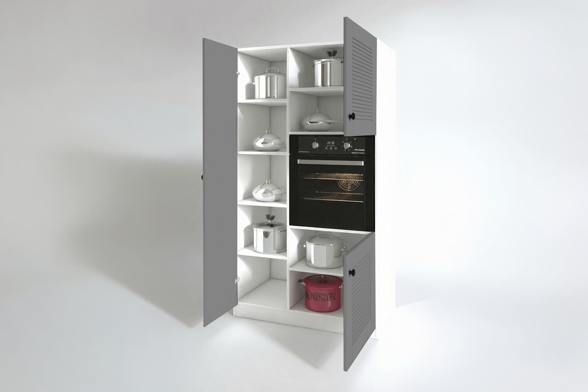 Kenzlife membran ankastre fırın dolabı banu gribyz panjur 180*100*56 mebran kapak MDF gövde